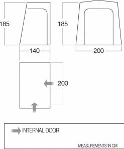 Vango Bedroom Inner Tent BR004 For Magra Tolga -Sandbanks Shop vango sports awning bedroom magra tolga 87087.1674485207