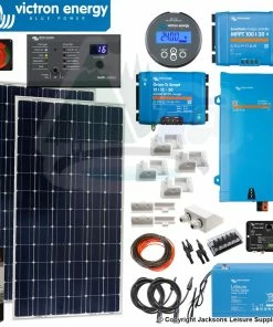 Victron Energy Victron 350W Solar Kit With MultiPlus, 100Ah Lithium Battery, MPPT, Mounting & Cables