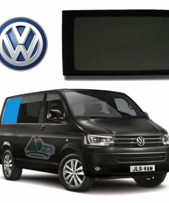 JLS VW T5 T6 Bonded Privacy Glass Fixed Window - Rear Right Hand SWB