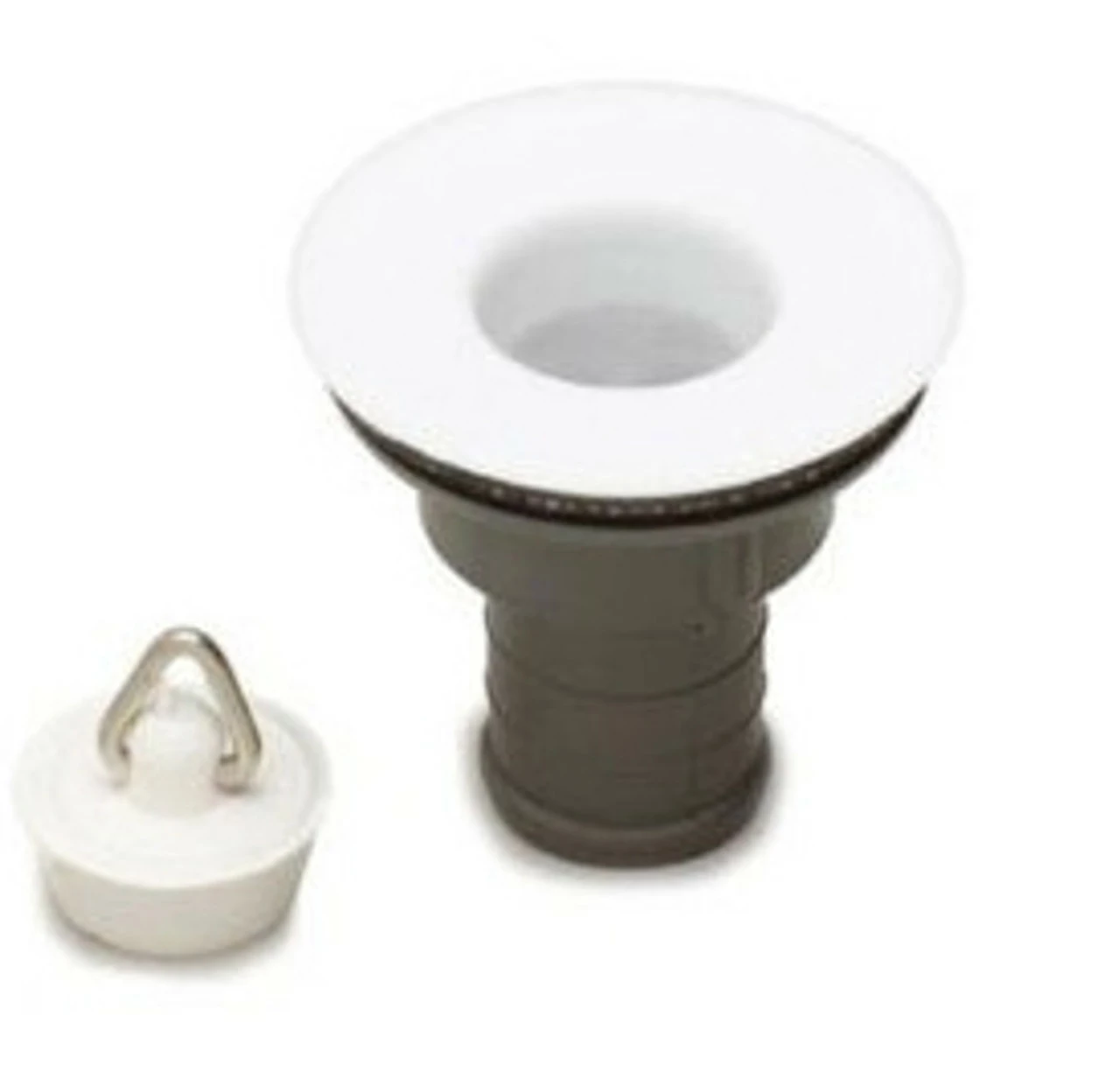 Crusader 3/4" / 20mm White Plastic Caravan Top Sink Straight Waste Water Siphon 1 Crusader 3/4" / 20mm White Plastic Caravan Top Sink Straight Waste Water Siphon